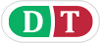 Логотип с двумя латинскими буквами 'D' и 'T'