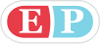 Ярлычок с латинскими буквами 'E' и 'P'
