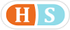 Логотип с двумя латинскими буквами 'H' и 'S'