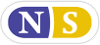 Ярлычок с латинскими буквами 'N' и 'S'