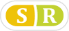 Ярлычок с латинскими буквами 'S' и 'R'